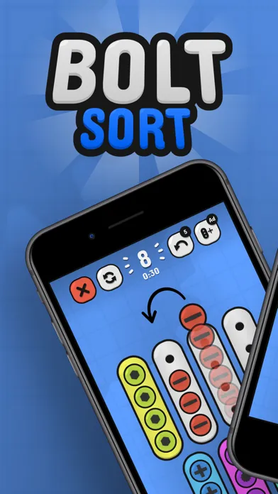 Bolt Sort: Color Sort Puzzle Screenshots