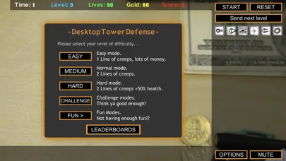 Tangkapan skrin Desktop Tower Defense