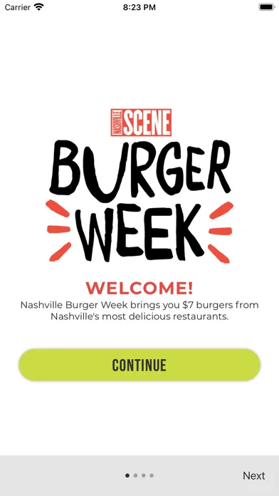 Nashville Burger Week スクリーンショット