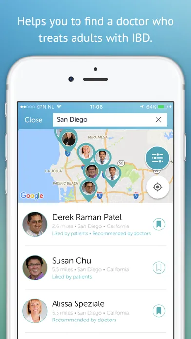Doc4Me - IBD Doctor Search سکرین شاٹس