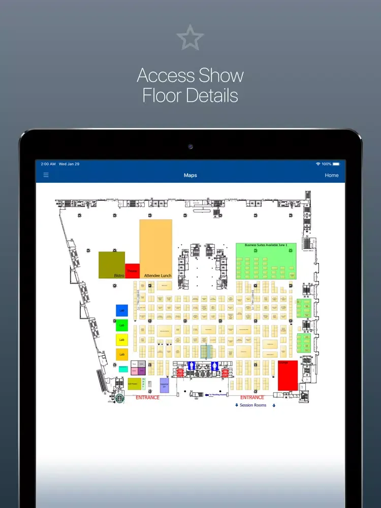 Capturas de pantalla de NASS Meetings iPad 