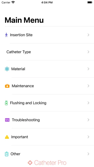 ภาพหน้าจอของ Catheter Pro