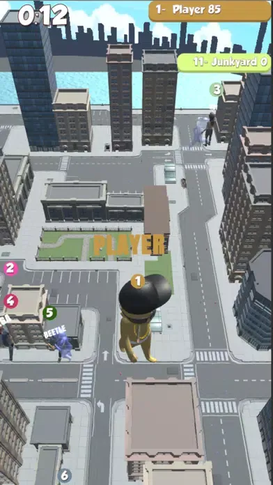 Capturas de tela do Titans City