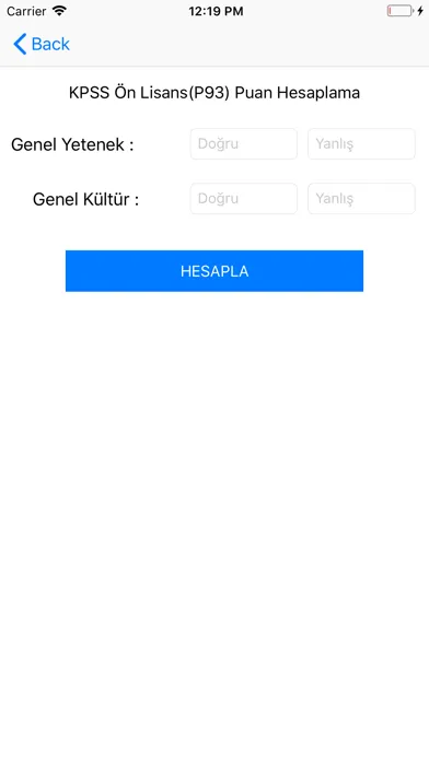 Tangkapan skrin KPSS Puan Hesaplama
