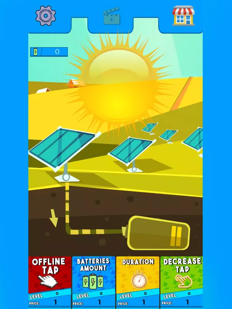 ภาพหน้าจอของ Idle Solar Tapping iPad 