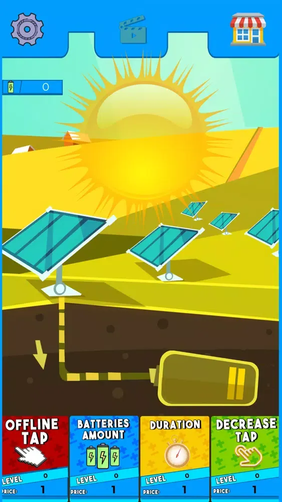 ภาพหน้าจอของ Idle Solar Tapping