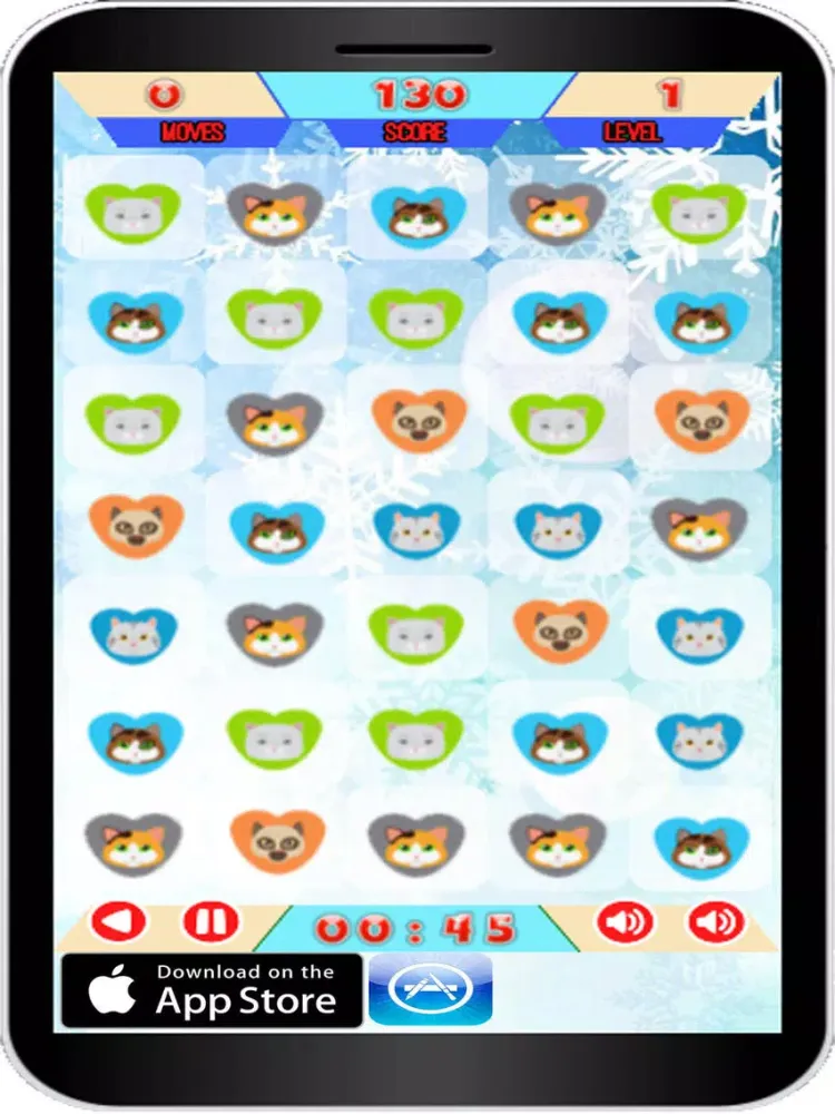 Captures d'écran de Kitty Doggy Puzzle Match iPad 