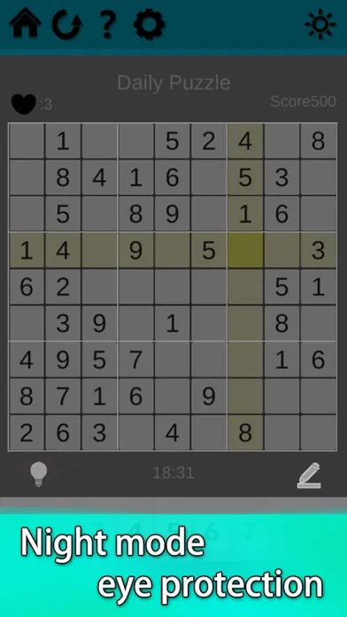 Ảnh chụp màn hình của Sudoku - Training Your Brain