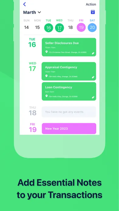 Agent Tools: Contingency Dates應用截圖