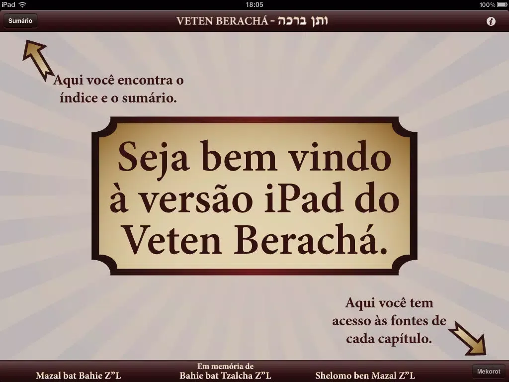 Veten Berachá - Leis das Bênçãos de Alimentos iPad  سکرین شاٹس