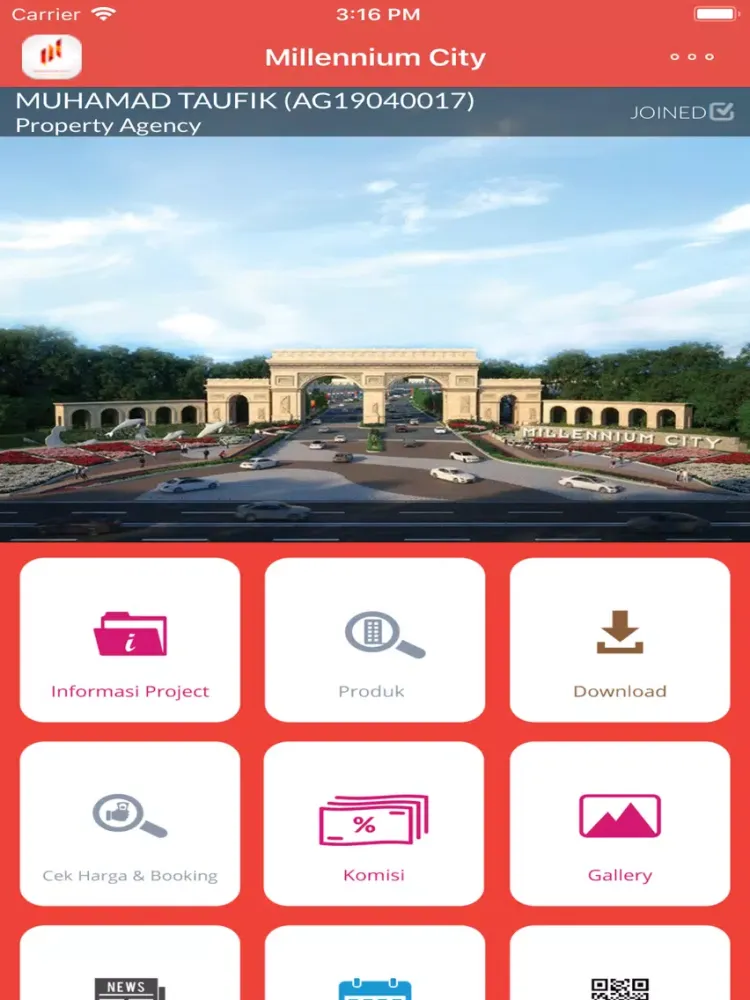 Capturas de tela do Millennium City iPad 