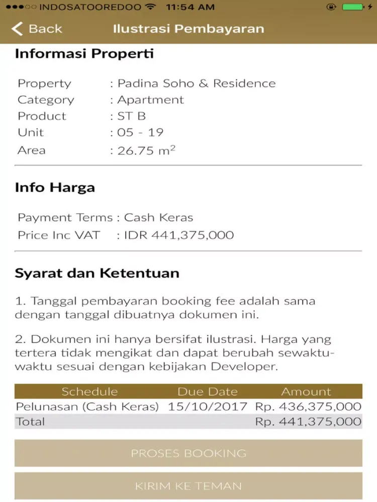 Screenshot di Padina Soho & Residence iPad 