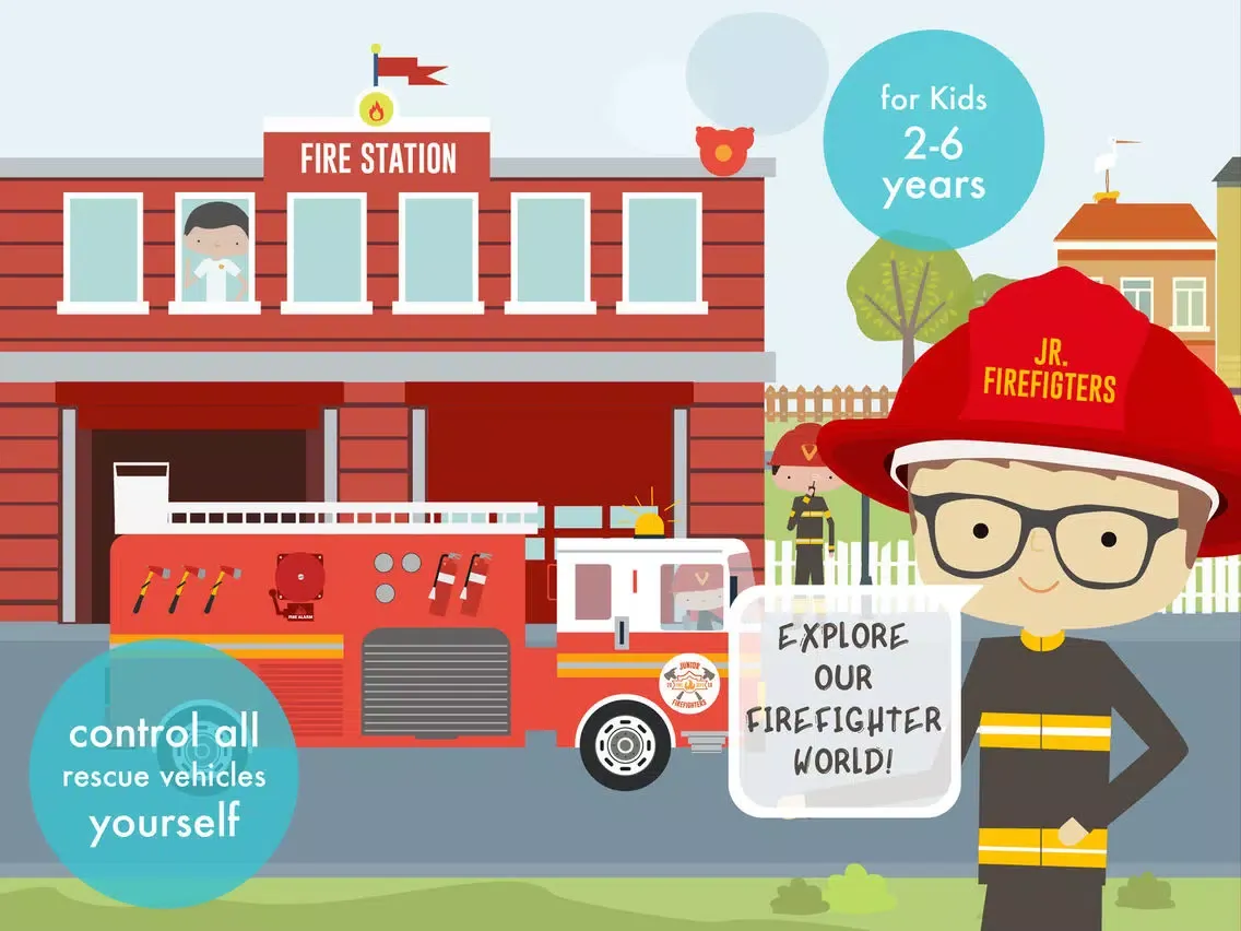 ภาพหน้าจอของ My Junior Firefighters iPad 