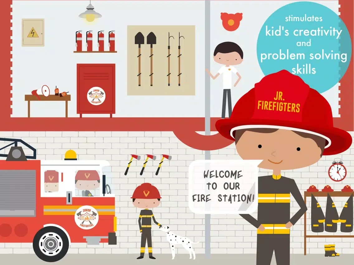 ภาพหน้าจอของ My Junior Firefighters iPad 