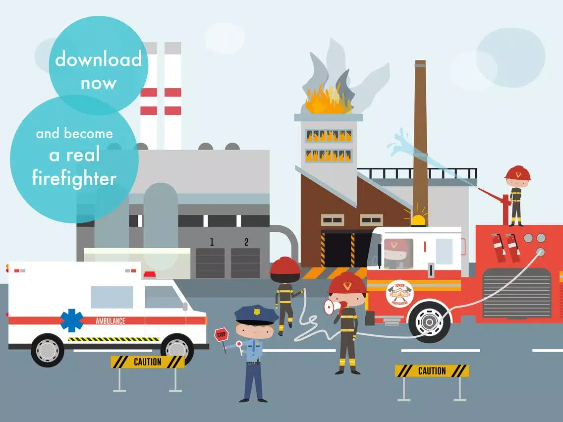 ภาพหน้าจอของ My Junior Firefighters iPad 