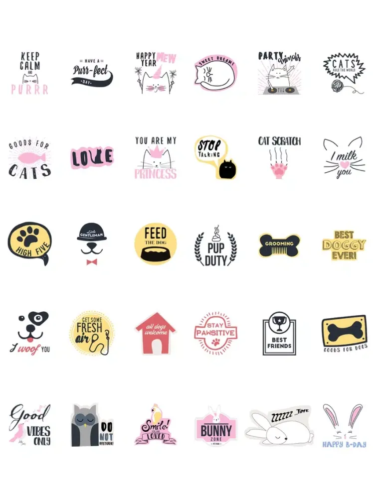 Tangkapan layar Pets Rule! Stickers iPad 
