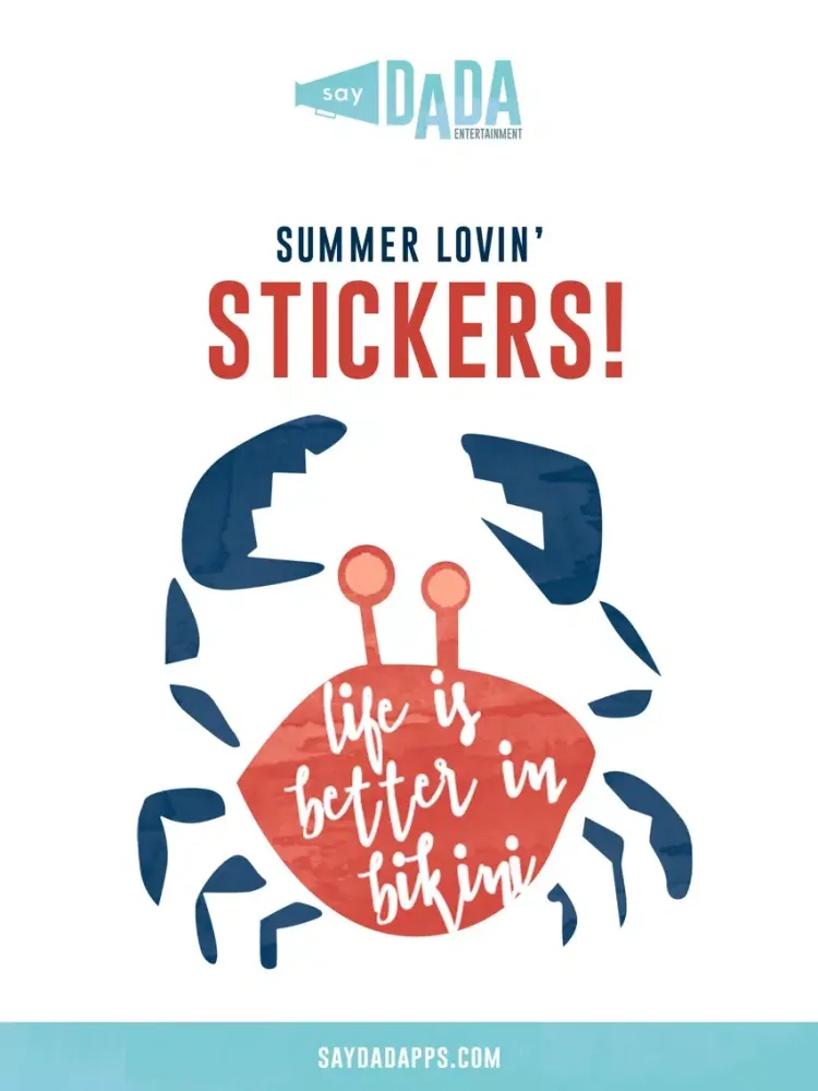Summer Lovin' Stickers! iPad  스크린샷
