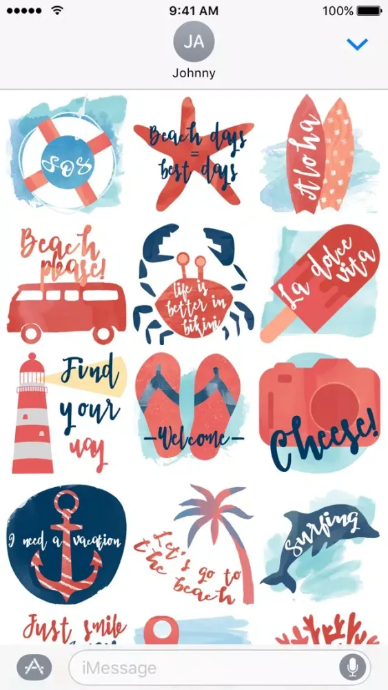 Summer Lovin' Stickers! 스크린샷