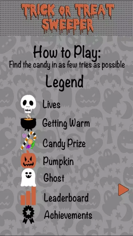 Zrzuty ekranu Trick or Treat Sweeper - Addictive Halloween Game