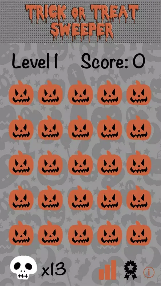 Zrzuty ekranu Trick or Treat Sweeper - Addictive Halloween Game