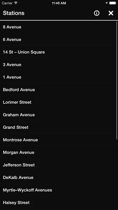 L Train NYC - Arrival Times & Departure Alarms Ekran Görüntüleri