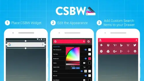 Custom Search Bar Widget CSBW-screenshot-4