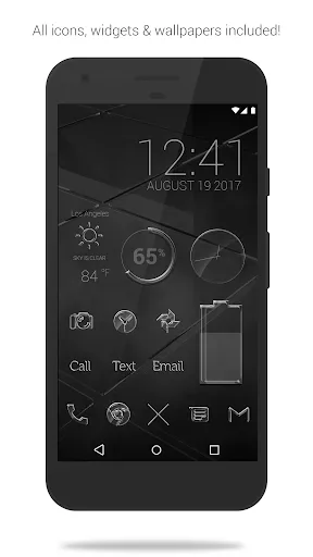 Glass Pack Pro - Clear Icons سکرین شاٹس