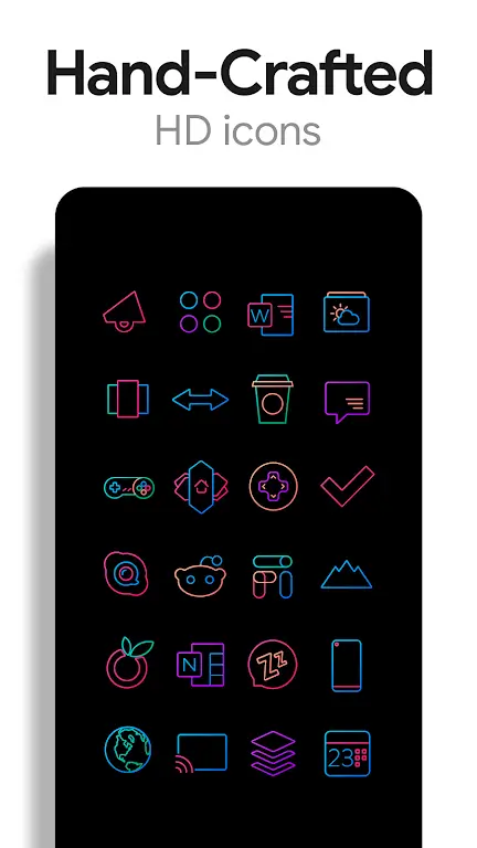 Lines Chroma - Icon Pack-screenshot-3