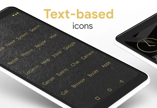Lines Gold Pro - Icon Pack Ekran Görüntüleri
