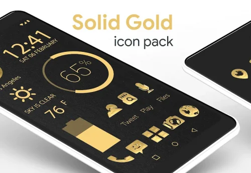 Solid Gold Pro - Icon Pack-screenshot-1