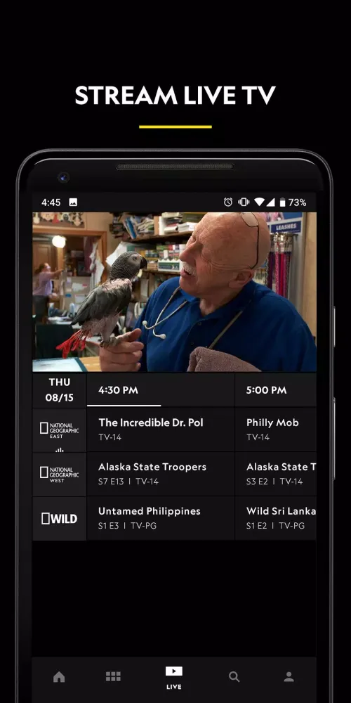 Nat Geo TV स्क्रीनशॉट