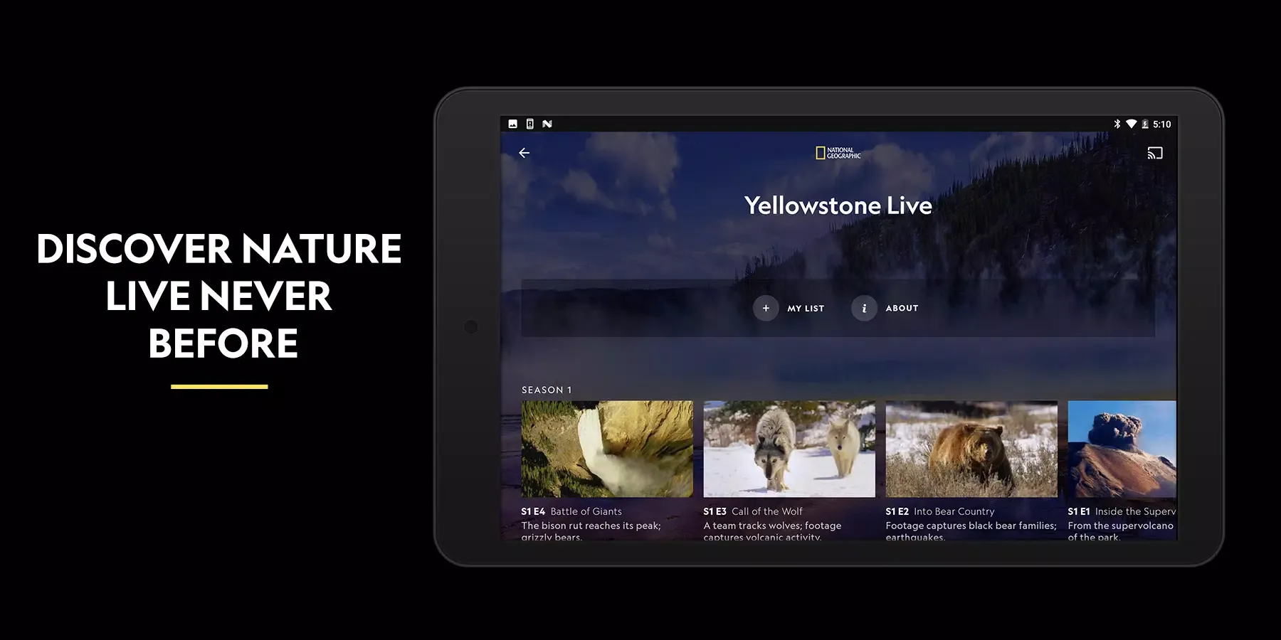Nat Geo TV स्क्रीनशॉट