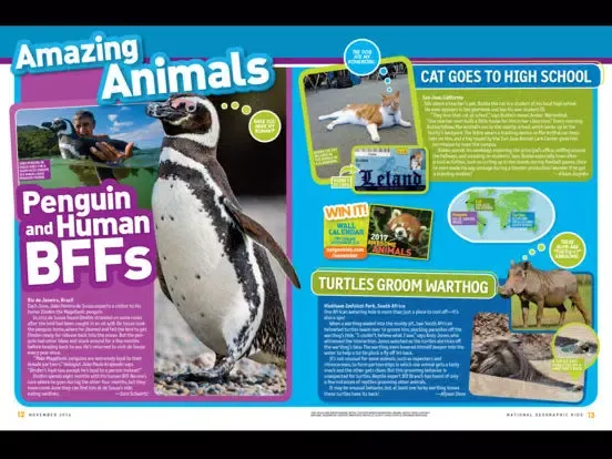 Tangkapan skrin National Geographic Kids iPad 