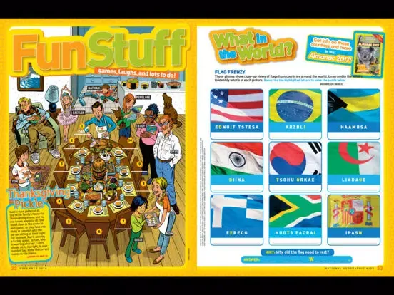 Tangkapan skrin National Geographic Kids iPad 