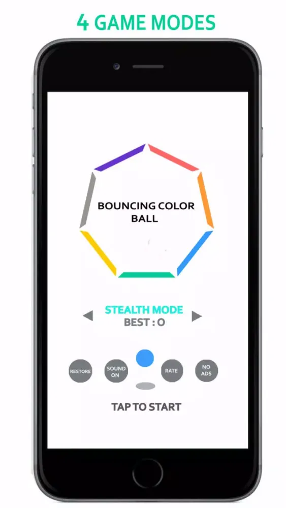 Bouncing Color Ball: An impossible addictive game স্ক্রিনশট