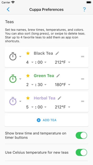 Cuppa - Tea Timer Ekran Görüntüleri