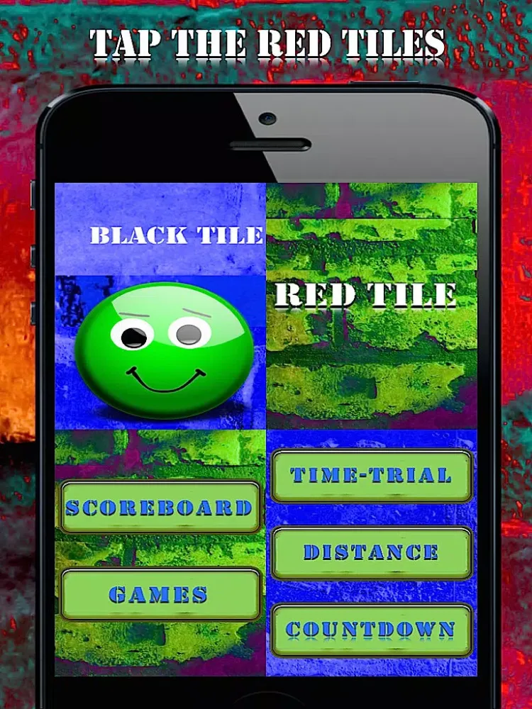 Red Tile -Fastest Finger Brain Strain Game iPad  스크린샷