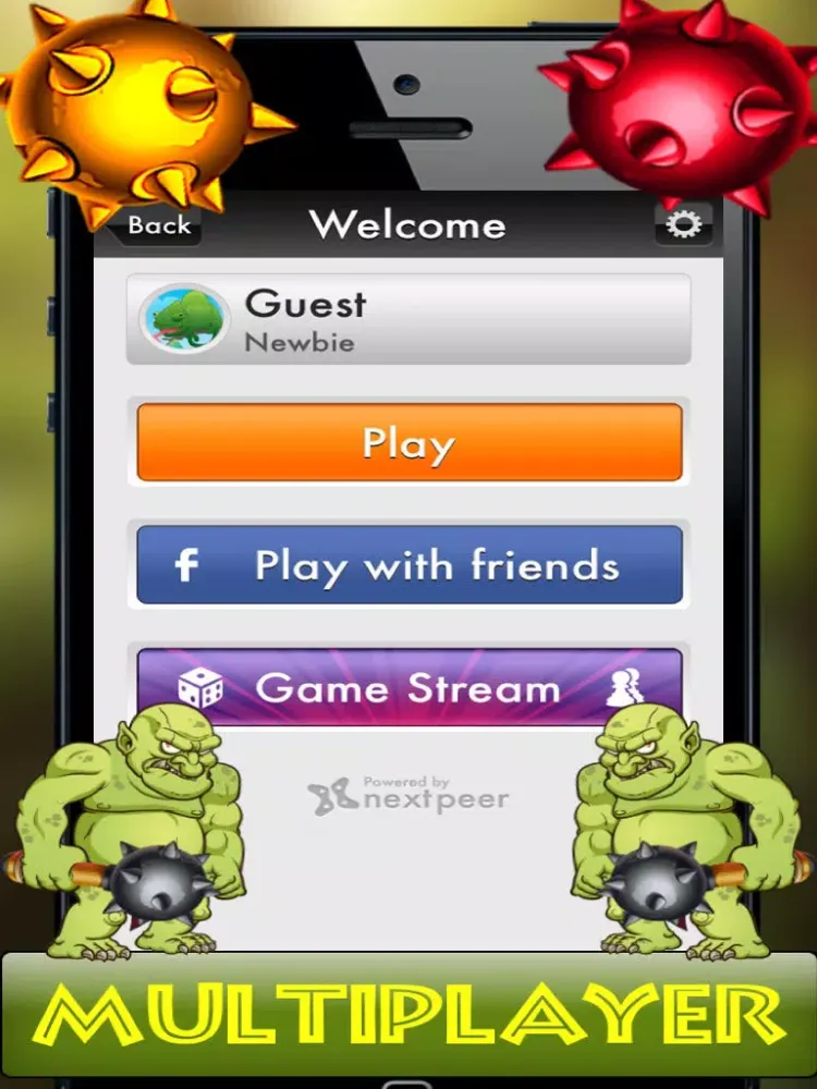 Tangkapan skrin Troll Bombs - Swipe the Spiked Balls iPad 