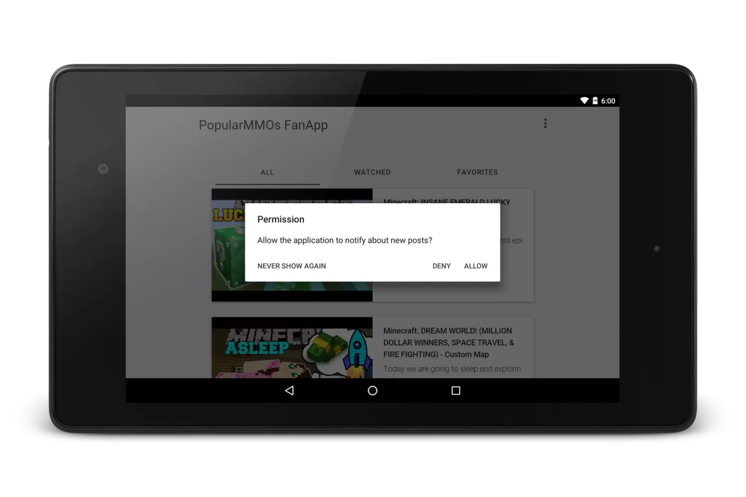 ภาพหน้าจอของ PopularMMOs FanApp