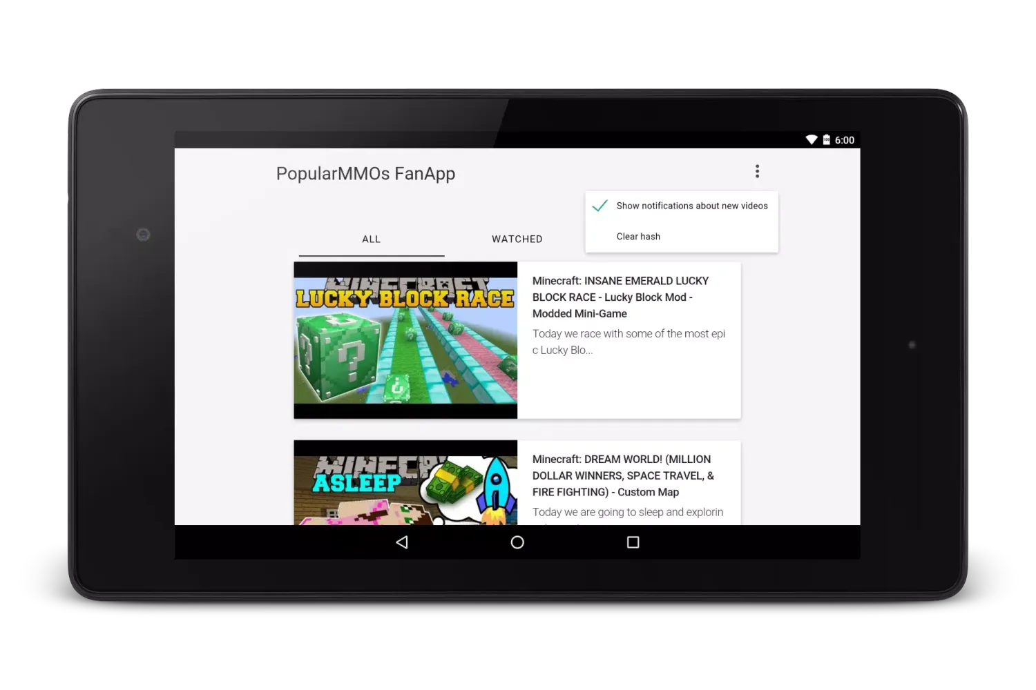 ภาพหน้าจอของ PopularMMOs FanApp