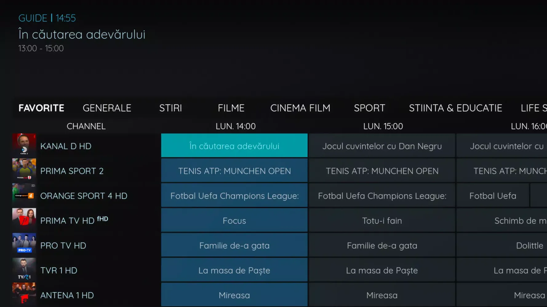 RO HD IPTV Screenshots