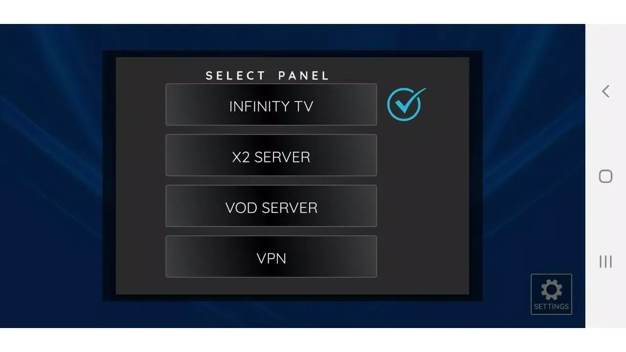 INFINITY TV Screenshots