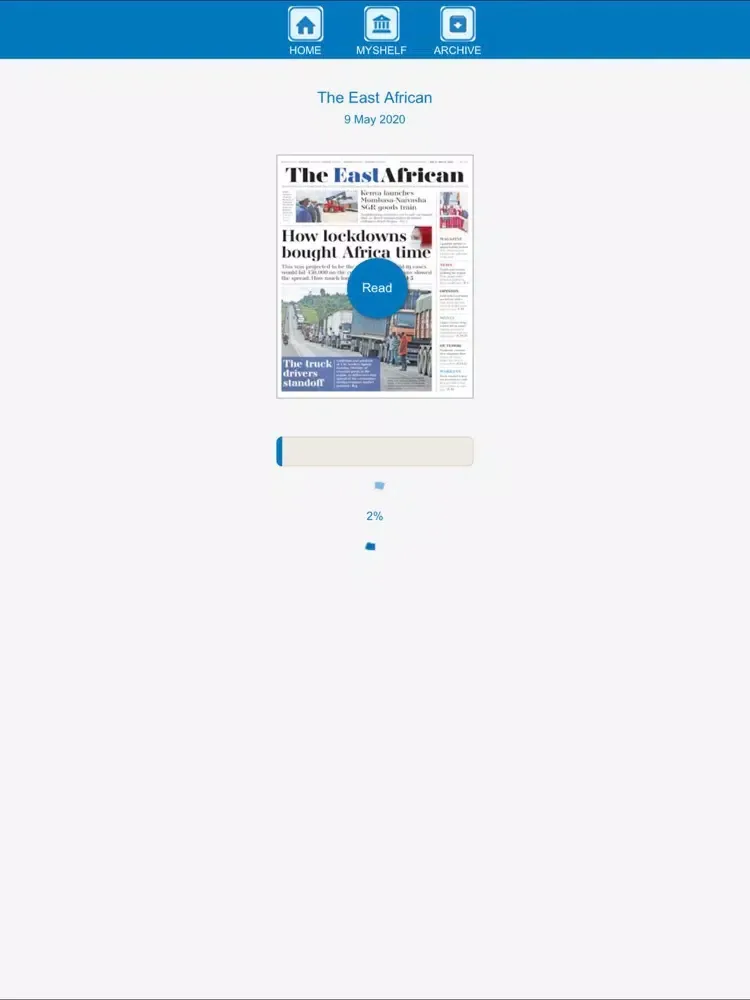 Nation ePaper iPad  スクリーンショット