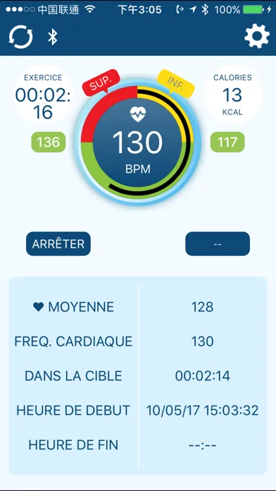 Captures d'écran de E-Cardio