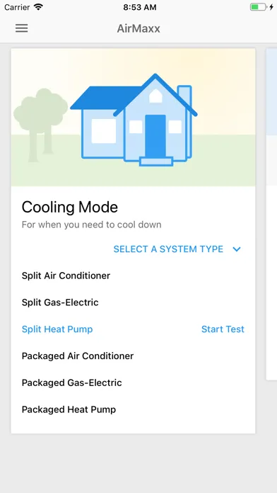 Tangkapan layar AirMaxx Mobile