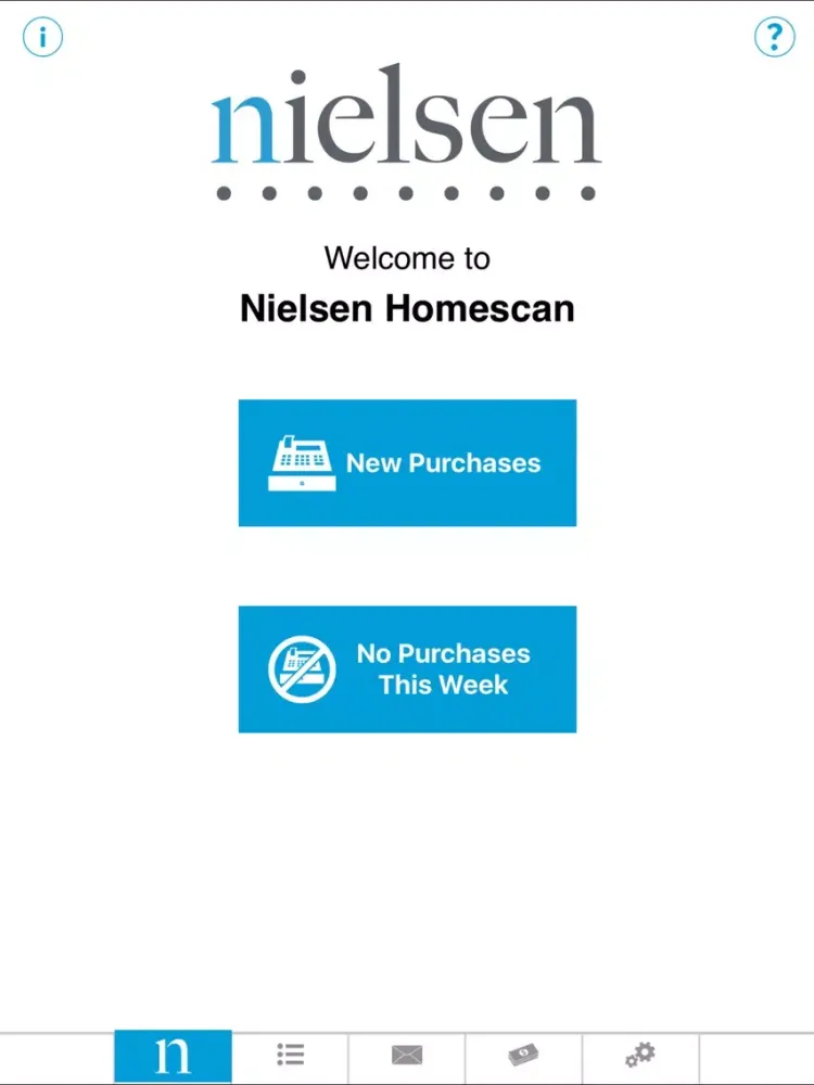 تصاویر Nielsen Homescan® iPad 