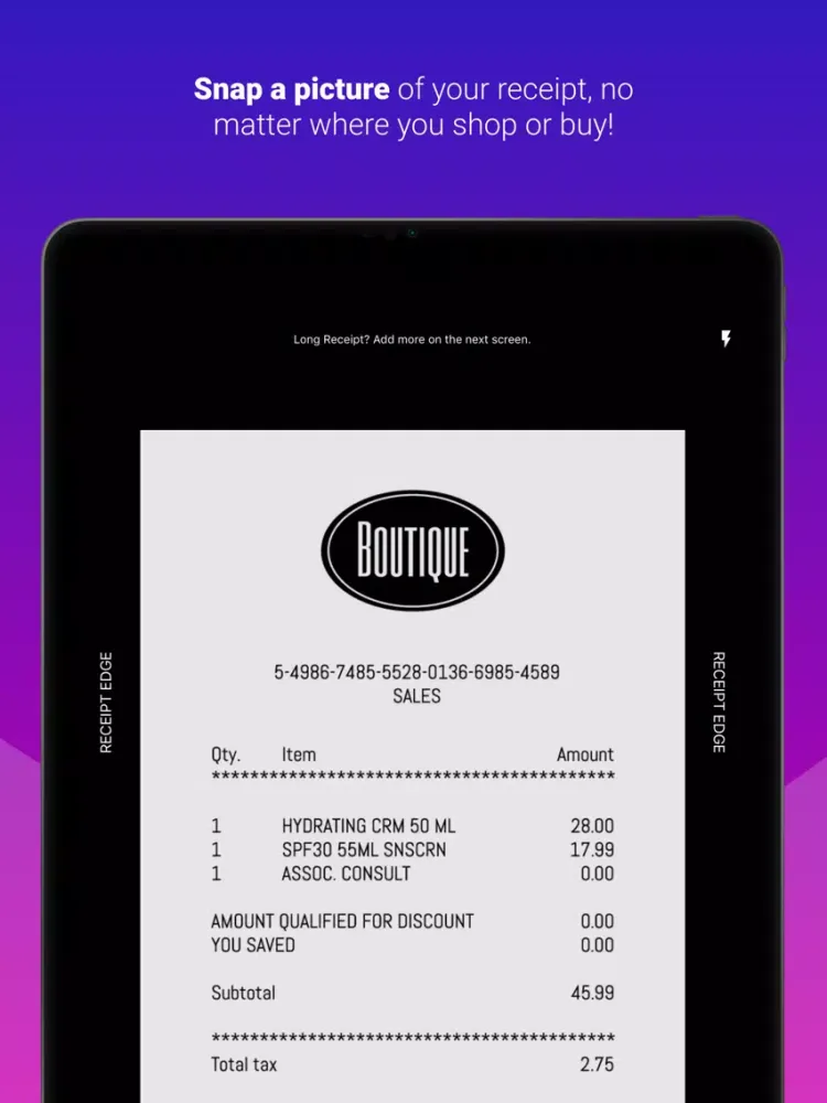 ภาพหน้าจอของ NCP ReCap: Shopping Rewards iPad 