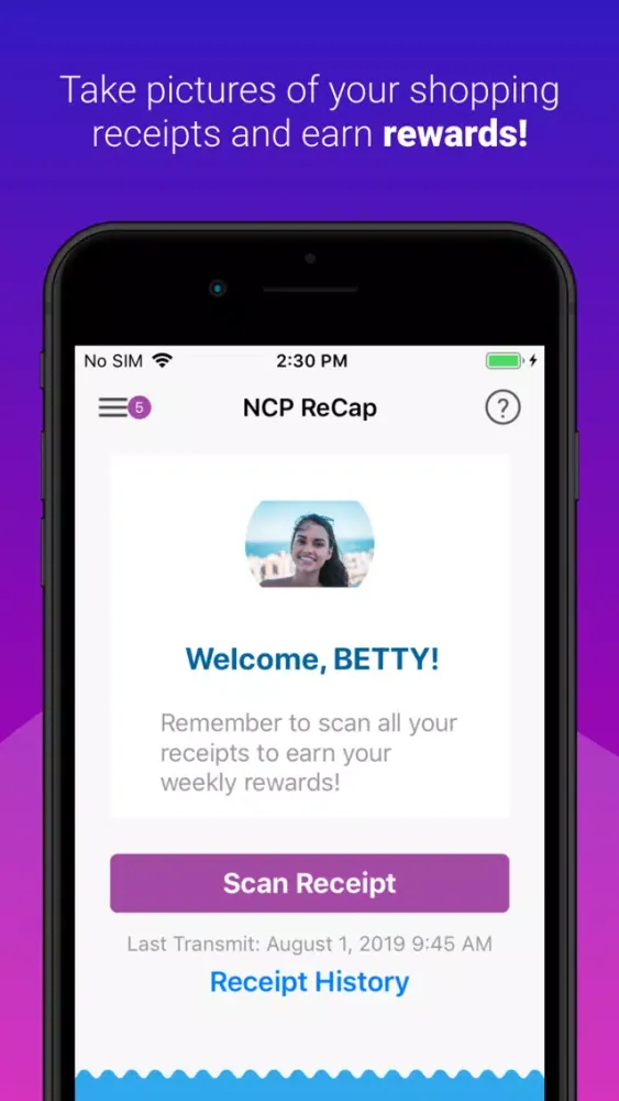 ภาพหน้าจอของ NCP ReCap: Shopping Rewards