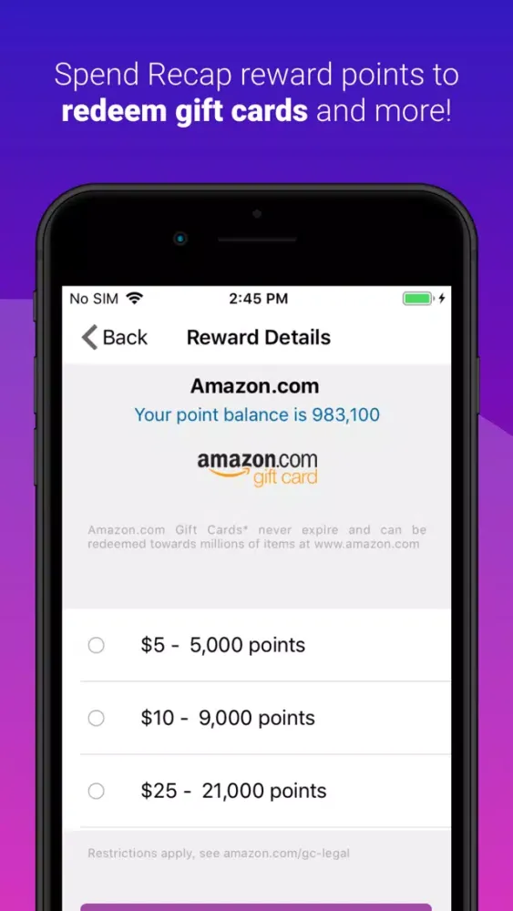 ภาพหน้าจอของ NCP ReCap: Shopping Rewards