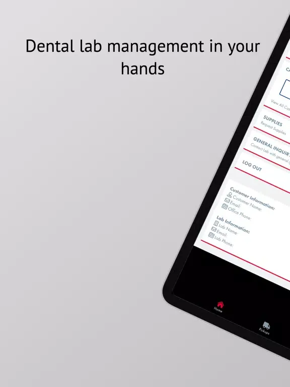 Capturas de pantalla de Trident Dental Lab iPad 